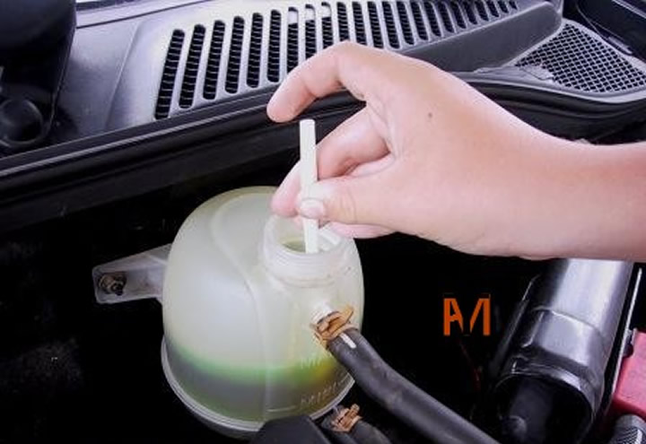 Checking antifreeze